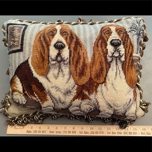 Needlepoint pillow